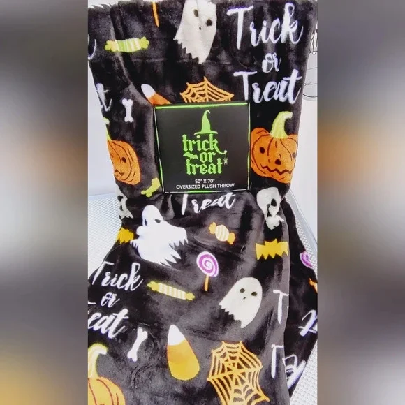 Halloween Throw Blanket Oversized 50