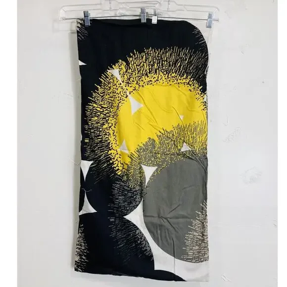 IKEA Pillow case Sham White Black Yellow Bolltistel Replacement for Bed Set Cove