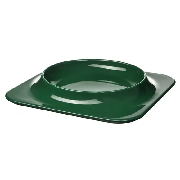 IKEA VINTERFINT Plate, Dark Green, 10 ½x10 ½ 