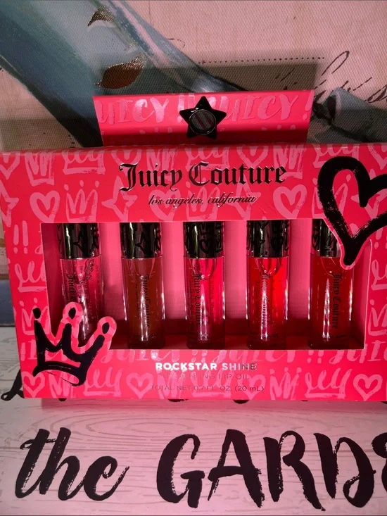 Juicy Couture Lip Gloss Set in Pink and Red Tones