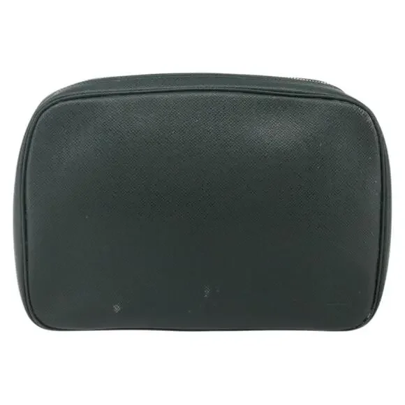 Louis Vuitton Taiga Trousse Toilette GM Clutch Bag Epicea Green