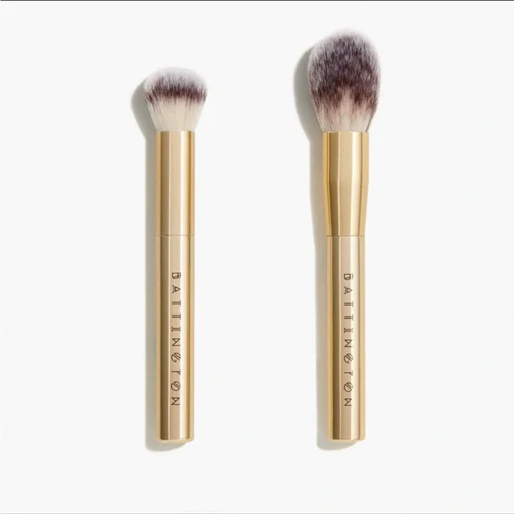 Battington Brush Duo Powder Contour Foundation Gold