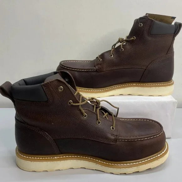 Irish Setter Ashby Men's Size 14 Brown Leather Aluminum Toe Safety Work Boots