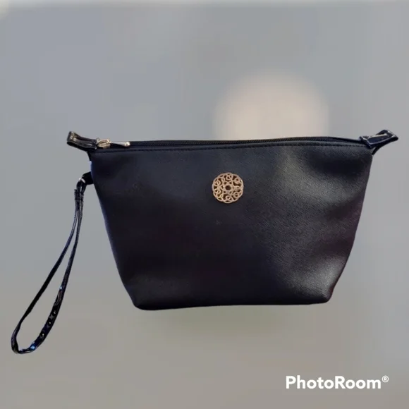 5/$25 Black Wristlet Makeup Bag