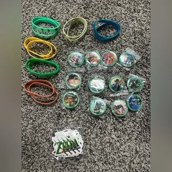 The Legend of Zelda party favor set