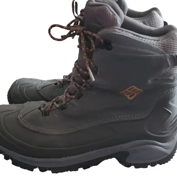 Columbia Men's Techlite Bugaboot Water Proof Boots Gray Size 14