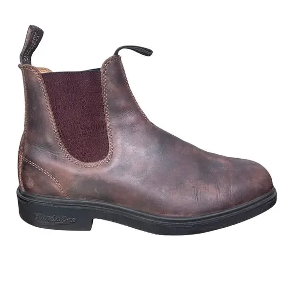 Blundstone Classic Rustic Brown Leather Chelsea Boots Size 9.5 US 10.5