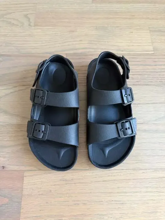 Birkenstock Kids' Milano EVA Sandals Black