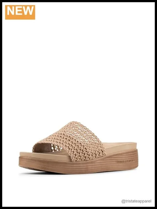 Donald J Pliner Frou Women's Wedge Sandals Comfort Memory Foam Slip On