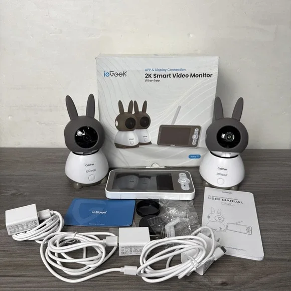 ieGeek 2K WiFi Split-Screen Baby Monitor, 5
