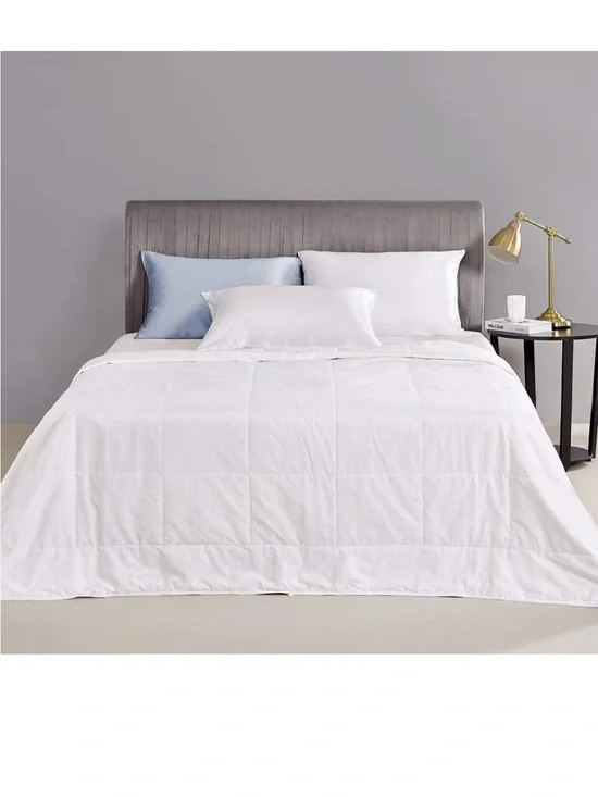 Mommesilk Silk Comforter/Duvet/Quilt, 100% Natural Silk Bedding Blanket, Full