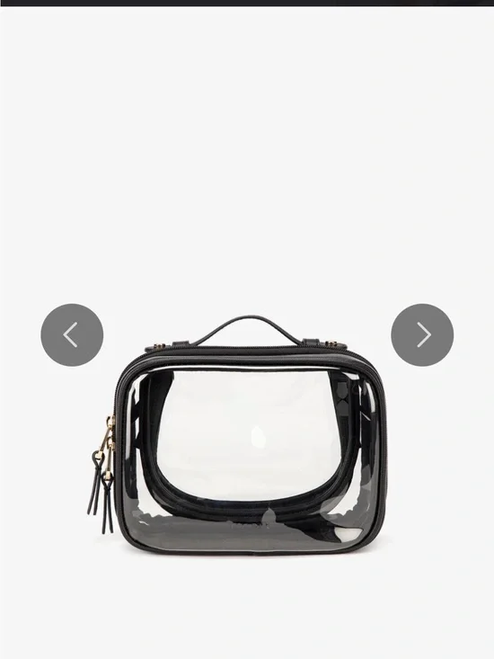 CALPAK Small Clear Cosmetics Case