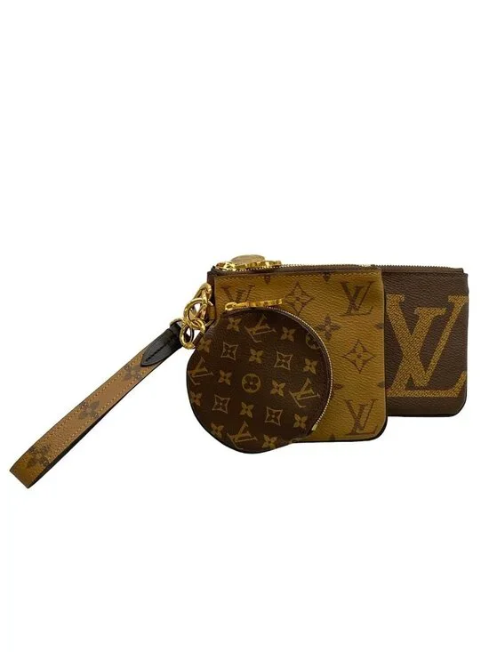 Louis Vuitton Pouch Monogram Reverse Pochette Trio