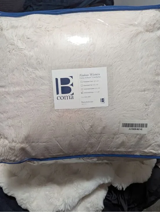 Alaskan Winters - Coma Inducer Oversized Comforter - Arctic Wolf King New