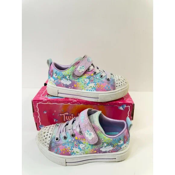 Skechers Twinkle Sparks - Unicorn Wonder, Lavender/Multi, 10.5