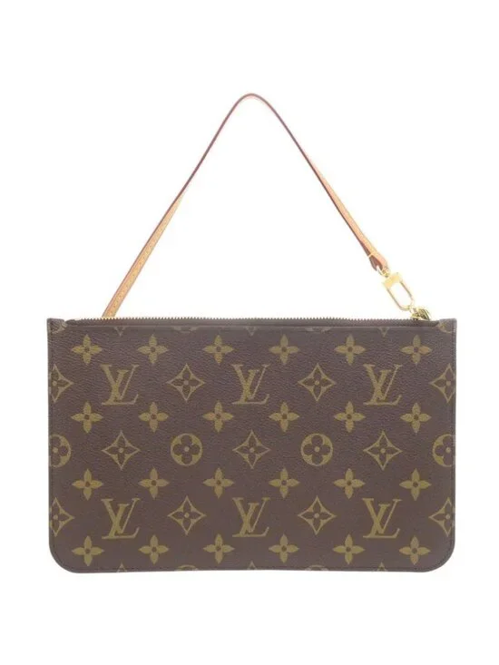 Louis Vuitton Neverfull Pouch MM Monogram Fuchsia LV for GM