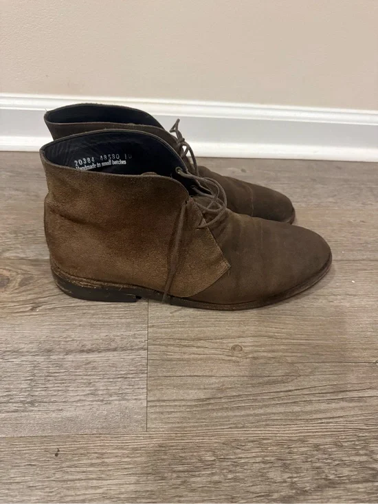 Olive Suede Chukka Boots TBC “Scout”