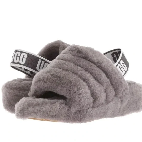 UGG Fluff‎ Yeah Slide Women's US 4 Slipper Extreme Comfort 100% Original Brand