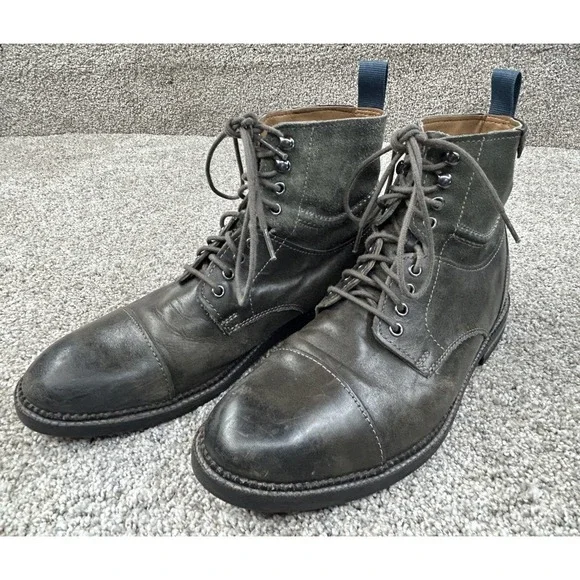 Clarks Mens Size 9M‎ Bushwick Peak Grey Leather Suede Lace up Boots