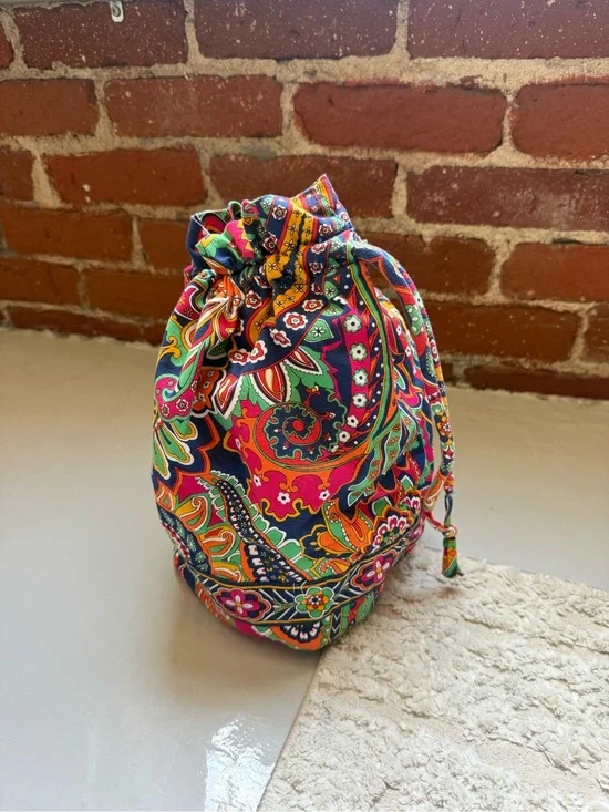 Vera Bradley drawstring Ditty bag in Venetian Paisley