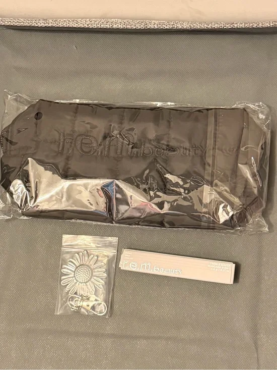 f.e.m. Beauty Black Travel Cosmetic Pouch