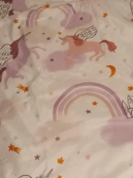 the big one oeko-tek unicorns and castles twin comforter & pillowcase
