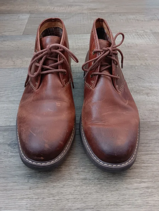 CLARKS 1825 Collection MONTACUTE Duke Leather Chukka Desert Boots Men's Size 11