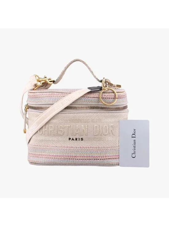 Dior Travel Small Vanity Pink Canvas