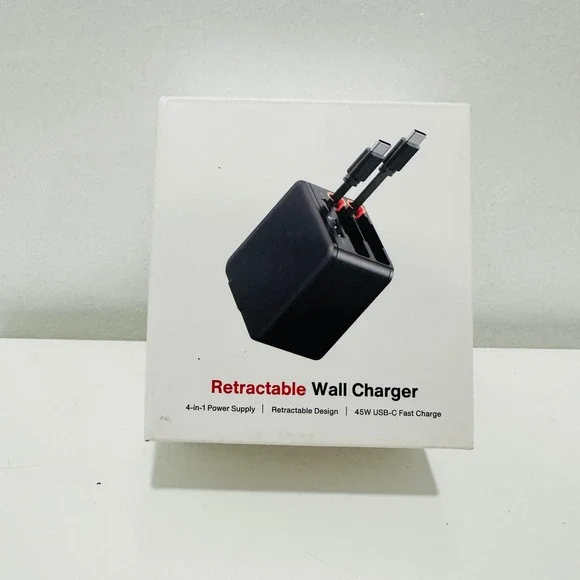 iVANKY 45W Retractable Wall Charger 4-in-1 USB-C Fast Charge Power Supply VFD01A