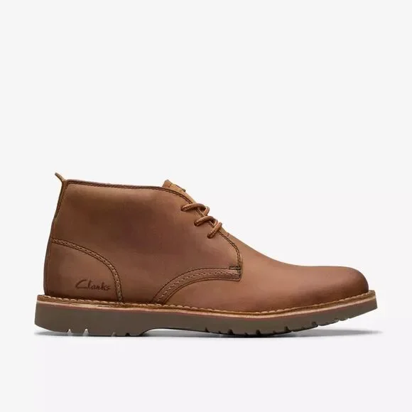 Clarks Eastridge Mid Leather Boot Light Brown Sz 10