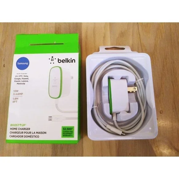 𝅺12w‎ USB-a Wall Charger with Hardwired Micro-USB Cable