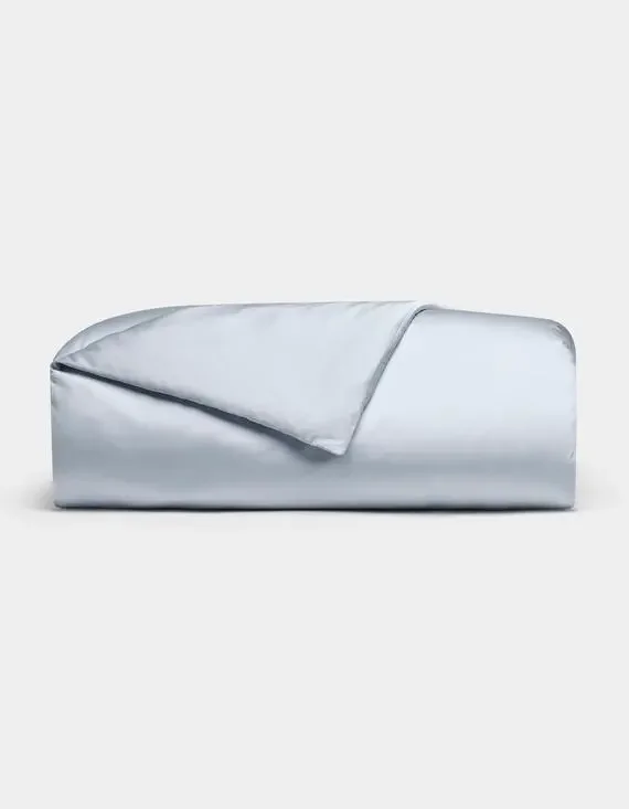 Cozy Earth Bamboo Duvet Cover Queen Shore Blue NWOT