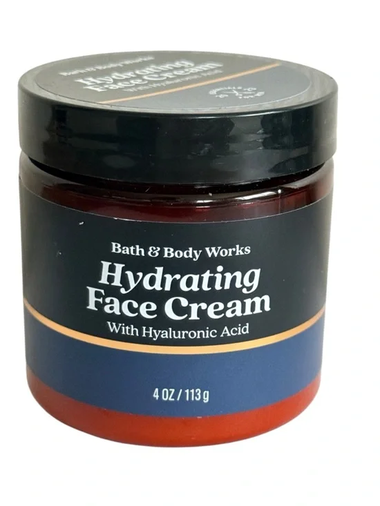 Bath & Body Works Hydrating Face Cream For Men with Hyaluronic Acid 4 oz New