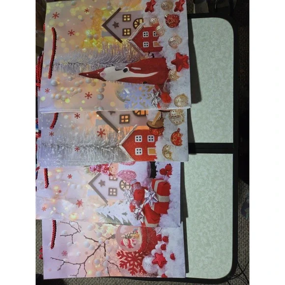 12pk Christmas Bags‎ Mixed Designs