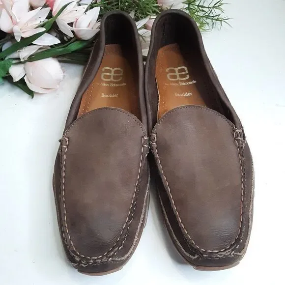 Allen Edmonds Men's size 9D Brown Leather Loafer