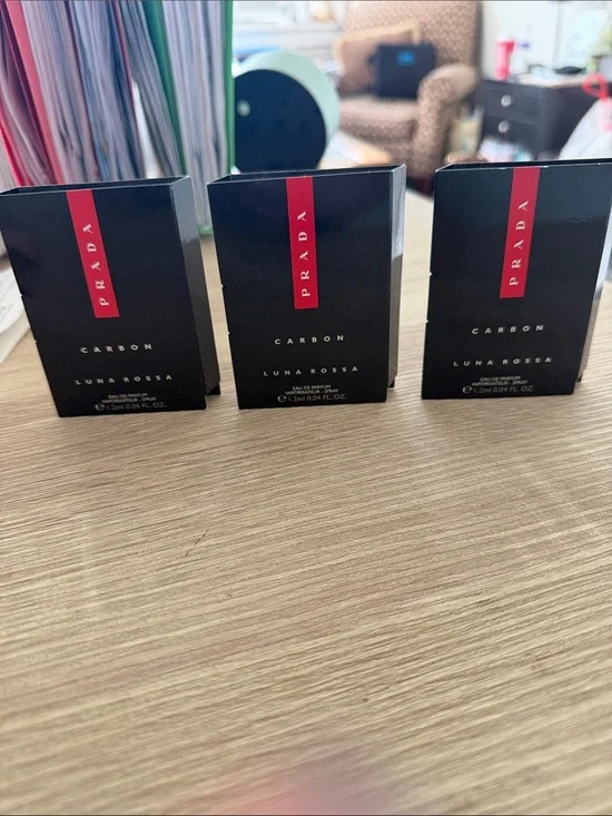 Prada Luna Rossa Carbon Men's samples -set of 3