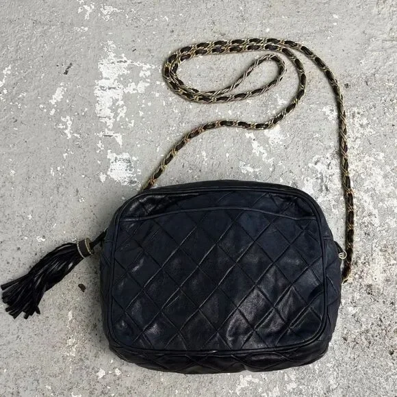 Kamarel vintage quilted leather bag