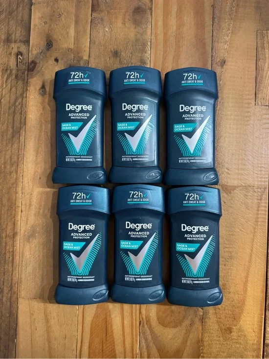 (6) Degree Advanced Protection Antiperspirant Deodorant Stick Sage & Ocean Mist