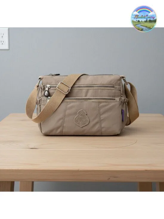 Waterproof Nylon Crossbody Shoulder Bag Lightweight Messenger Purse