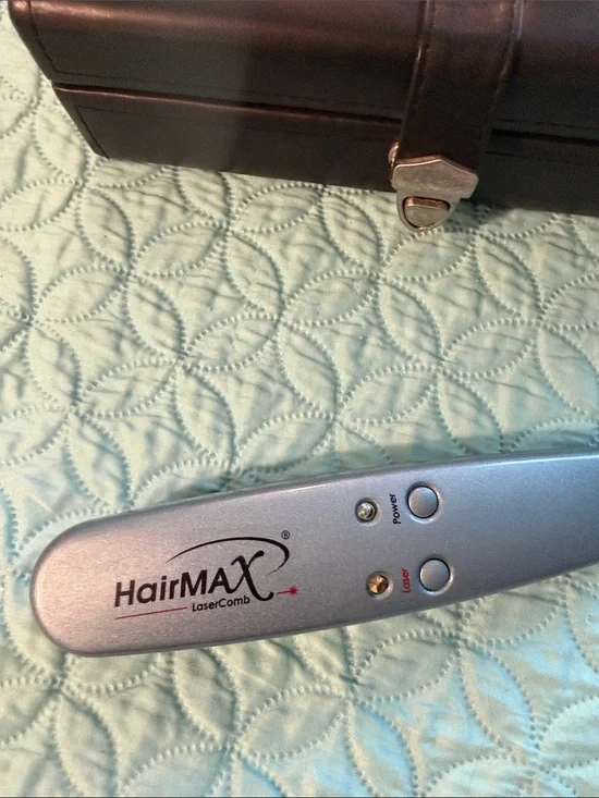 HairMax LaserComb Hair Growth Device in Silver