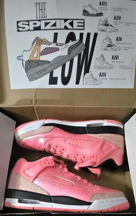 Jordan Spizike Low Pink Foam