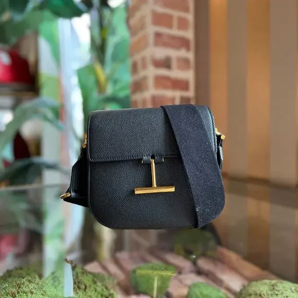 TOM FORD Tara Mini Grained Leather Shoulder Bag
