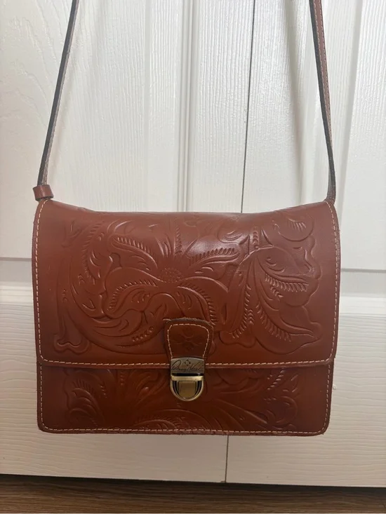 Patricia Nash Tooled Leather Crossbody Purse