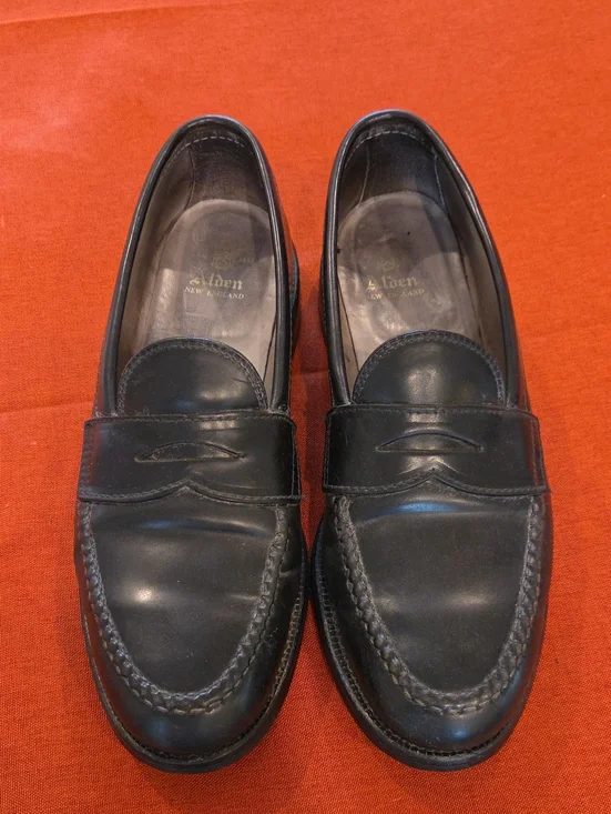 Alden Shell Cordovan Penny Loafers