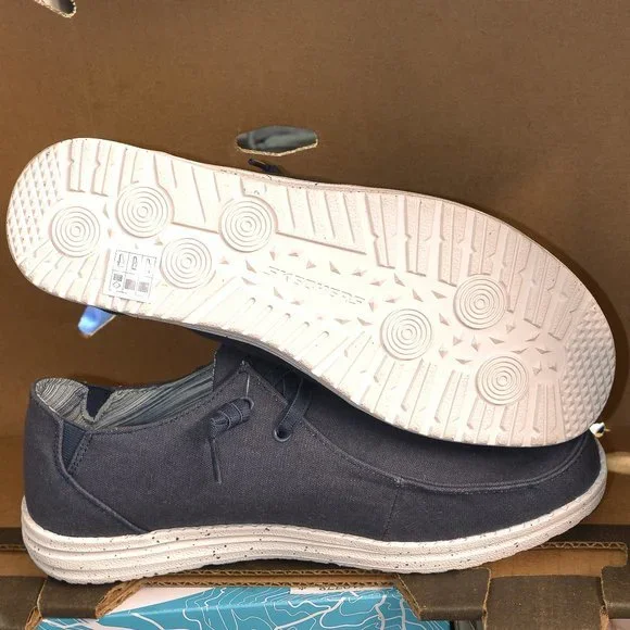 Blue Skechers Melson-Chad Slip-On‎ Sneakers