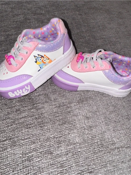 Kids Purple & Pink Character Sneakers