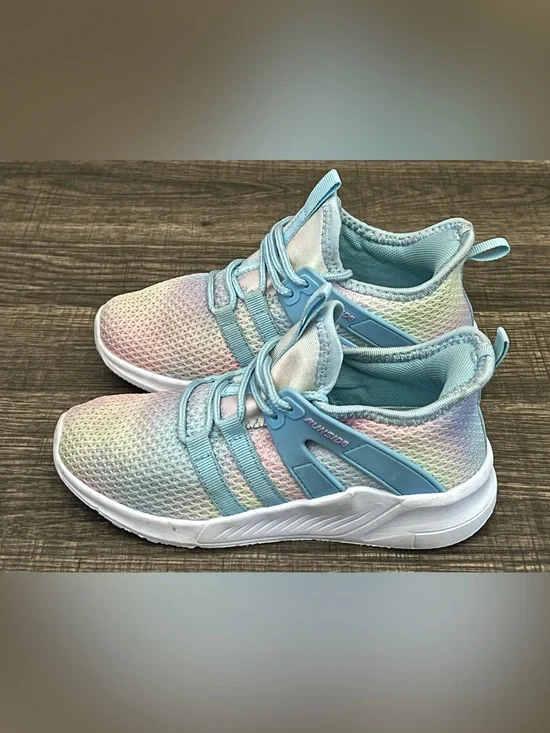 Kids Rainbow Tie Dye Athletic Shoes Size 12