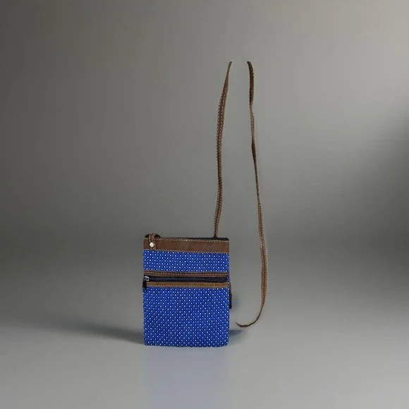 Rare ‎ Crossbody Bag Artesanal Blue