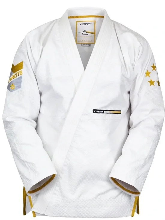 Starlyte ll Gold White BJJ Gi