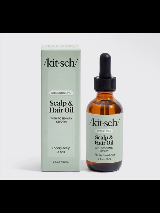 Kitsch Strengthening Scalp & Hair Oil - Mint Green